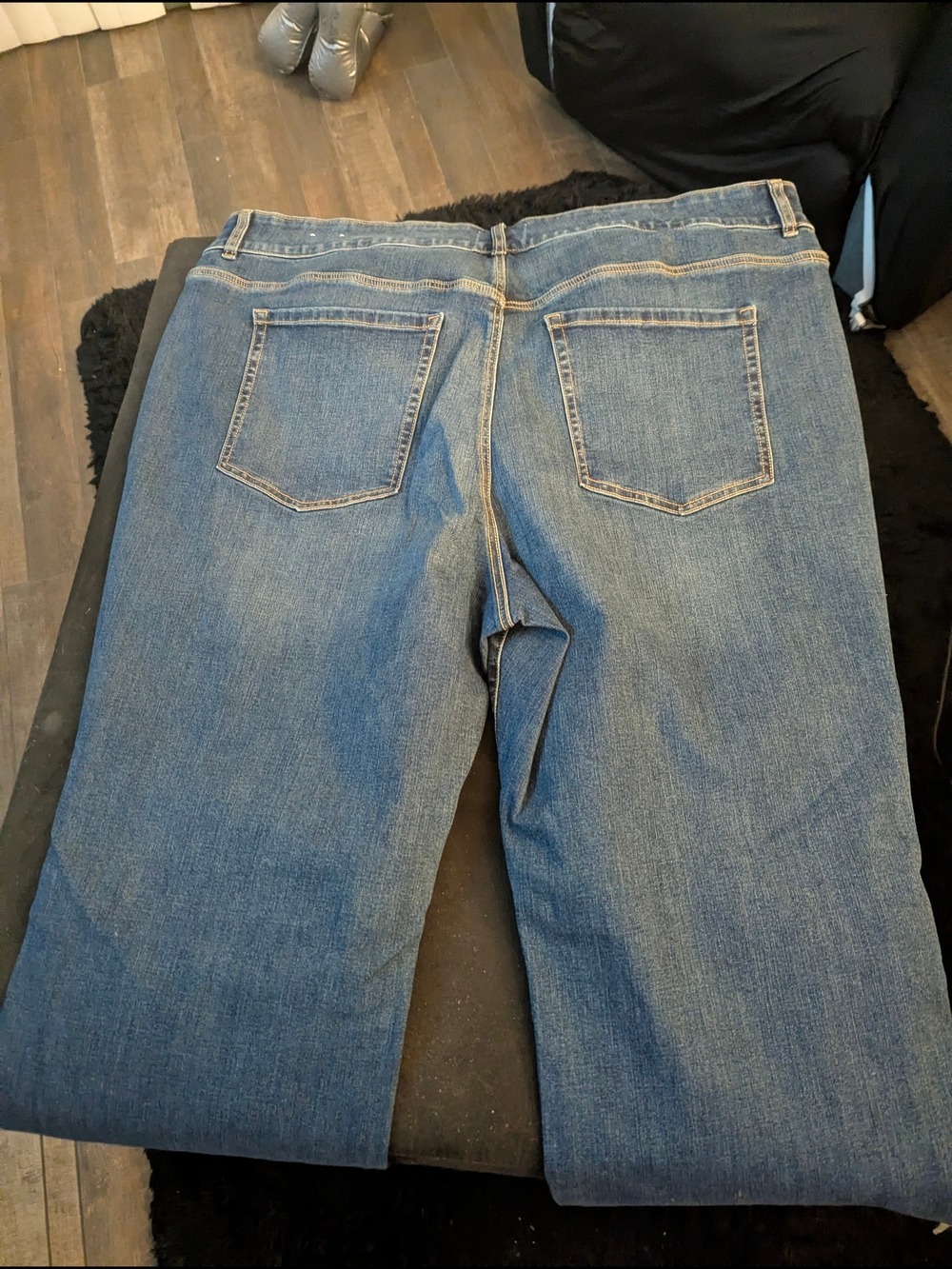 Lane Bryant - Dark Blue Jeans Size: 28 - Picture 3 of 9